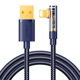 Joyroom S-UL012A6 Úhlový nabíjecí kabel USB-A (M) - Lightning (M) 3A 1.2m modrá (S-UL012A6 1.2m Blue)