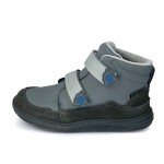 Dětské celoroční barefoot boty Bugga NUVA Dark Grey B00198-09 - 27