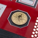 Obraz Chicago Bulls NBA Michael Jordan 6x Finals Champ Bronze Coin