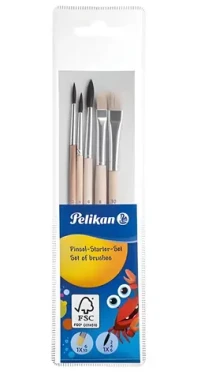Pelikan Pi5/SB Starter Set / Sada štětců / dřevěné / 5 ks (718163)