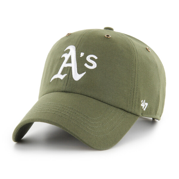 47 Brand Pánská kšiltovka Oakland Athletics MLB Petal Side ’47 CLEAN UP Sandalwood