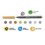 Carioca Metallic Fine Tip Markers sada 8 ks metalické popisovače