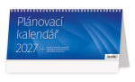 Stolní kalendář 2027 Helma Plánovací MODRÝ