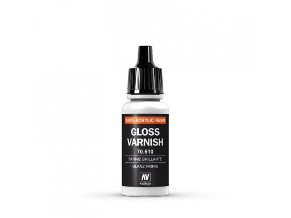 Vallejo 70510 Permanent Gloss Varnish (18 ml)