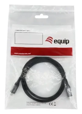 Equip USB4 Gen 3 černá / Kabel USB-C / 40 Gbps / PD 240W / 2 m (128383)