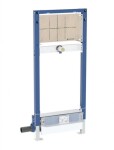 GEBERIT - Duofix Předstěnová instalace pro sprchu, výška 1,30 m, s odtokem ve stěně, nástěnná armatura pod omítku, pro výšku mazaniny u vtoku 90-200 mm 111.580.00.2
