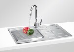 DEANTE - Soul nerez dekor - Nerezový dřez, 1 - bowl s odkapávačem ZEO_311A
