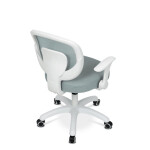 Dětská židle, výškově nastavitelná, zelená síťovina, KA-K1062 GRN