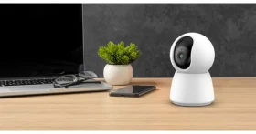 IGET HOME Camera CS4 bílá / Vnitřní IP kamera / 2K / WiFi / LAN / noční vidění (75020823)