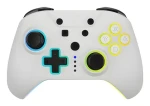 Hyperkin NuRival bílá / Ovladač / Nintendo Switch, Switch OLED / Bezdrátový / Gyroskop / RGB podsvícení (M07619-WHHE)