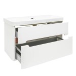 Koupelnová skříňka s umyvadlem SAT Fusion 97,5x53x45 cm bílá matná mat SATFUSION2100WU SATFUSION2100WU