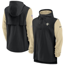 Nike Pánská bunda New Orleans Saints NFL On-Field 2022 Sideline Lightweight Player Velikost: S