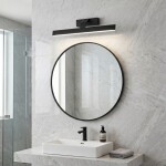 Koupelnové nástěnné LED svítidlo SWE010-1W 43cm BLACK OSW-20109
