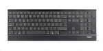 Rapoo E9500M Multi-mode černá / bezdrátová klávesnice / 2.4 GHz / BT 3.0 a 4.0 / ultra-tenká / Nano USB / 2x AA baterie (6940056189547)