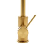 Dřezová baterie SAT Aurum s otočným ramínkem broušená zlatá SATBAUR280BG SATBAUR280BG