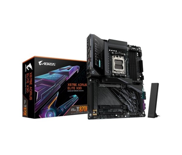 GIGABYTE MB Sc AM5 X870E A ELITE X, AMD X870E, 4xDDR5, 2xUSB-C, 2xHDMI, ATX EDF_1706314