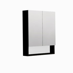 Zrcadlová skříňka SAT Cube Way 60x72 cm lamino černá GALCU3D60HP GALCU3D60HP