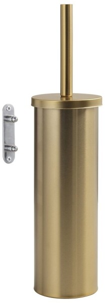 Gedy - FLIP WC štětka závěsná, systém Lift&Clean, zlato mat 52330388