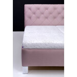Čalouněná postel Angelina 180x200, růžová, bez matrace