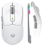 Meetion GW24 bílá / Herní myš / optická / 8000 DPI / Tri-Mode / RGB (GW24)