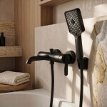 REA - Sprchová hlavice JS-031 BLACK REA-08038