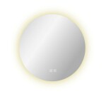 Kielle - Idolio Zrcadlo s LED osvětlením a vyhříváním, průměr 60 cm 50324051
