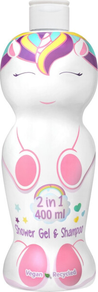 Sprchový gel a šampon Unicorn 2v1 400 ml - Trigo