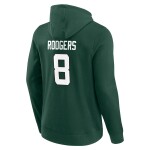 Fanatics Pánská mikina New York Jets NFL Aaron Rodgers #8 Player Hoodie Velikost: S