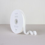 Bella Rose Sametová stuha 1 cm – Cream (10 m), krémová barva, textil