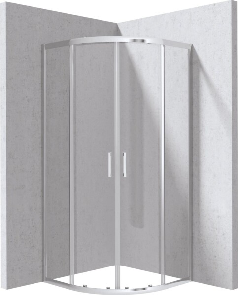 DEANTE - Funkia Evo půlkulatý sprchový kout, půlkulatý, 90x90 cm, KYP_0099P
