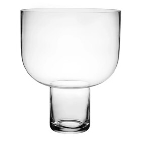 GEJST Skleněná váza Nebl Clear Large, čirá barva, sklo