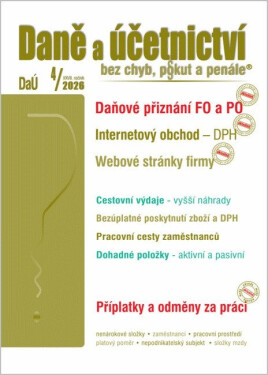 DaÚ 4/2026 Daně a účetnictví bez chyb, pokut a penále - Martin Děrgel
