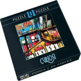 CURIOSI Čtvercové puzzle Q Amsterdam: Vzor III