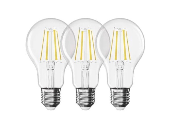 Žárovka Filament LED E27 5,9W bílá přírodní EMOS ZF5D43.3 sada 3ks