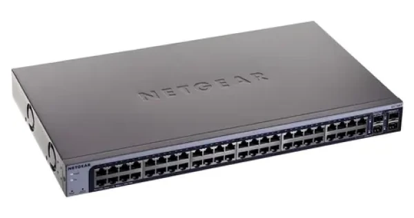 Netgear GS748T v6 / Přepínač / L3 Lite / 48x 10/100/1000 / 2x Gigabit SFP / 2x combo SFP (GS748T-600EUS)
