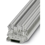 Weidmüller Z-series, Feed-through terminal, Rated cross-section: 2,5 mm², Tension clamp connection, Wemid, Dark Beige, ZDU 2.5 1608510000-100 100 ks