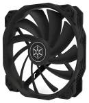 SilverStone Shark Force 160 černá / Ventilátor / 160mm / FDB ložisko / 38,1 dB / 4-Pin PWM (SST-SF160B)