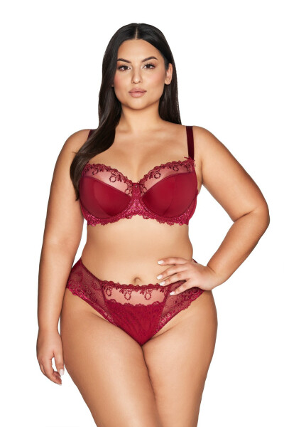 Kalhotky Ava 1030 Ruby S-3XL rubín M