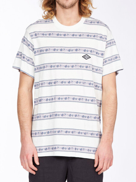 Billabong AUSTIN CREW off white pánské tričko krátkým rukávem