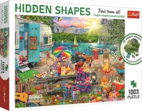 Trefl - Puzzle - Hidden Shapes: Výlet obytným autem