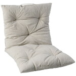 Ib Laursen Prošívaná matrace Lina Thin Stripes 50 × 100 cm, šedá barva, textil