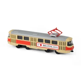 RAPPA 244177 Kovová retro tramvaj 16 cm BRATISLAVA