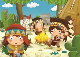 ART PUZZLE 5598 Puzzle Indiáni