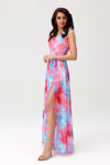 Dámské šaty SUK0477 53D /195907 Multicolor - Roco Fashion Mix barev L-40