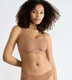 Sloggi ZERO Feel 2.0 Top - BROWN - SLOGGI BROWN - SLOGGI Barva: NOSTALGIC BROWN, Velikost: L