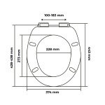 AWD Interior - Duroplastové sedátko se zpomalovacím mechanismem SOFT-CLOSE FOXTROT AWD02181969 AWD02181969