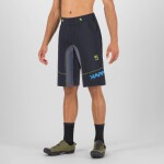 KARPOS Ballistic Evo Shorts, Black/Ombre Blue/Green Fluo velikost: L