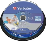 Verbatim BD-R 10 ks / Blu-ray disk / 25GB / 6x (43804)