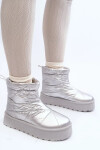Dámské sněhule na masivní platformě VL226P Stříbrná - Seastar stříbrná 39