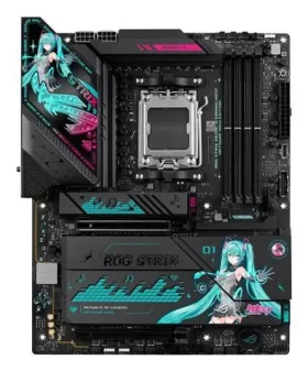 ASUS ROG STRIX X870E-H GAMING MIKU / Základní deska / AMD X870E / DDR5 / Wi-Fi 7 / USB4 / sc.AM5 / ATX (90MB1MA0-M0EAY0)
